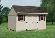 10x14 Quaker Style Shed