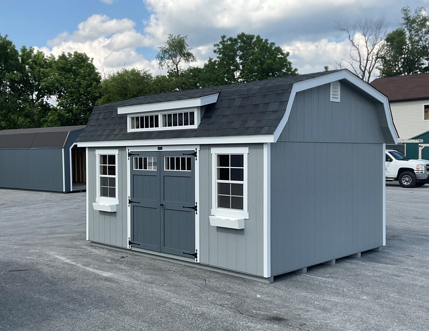12x16 Painted Classic Garden Dutch Barn