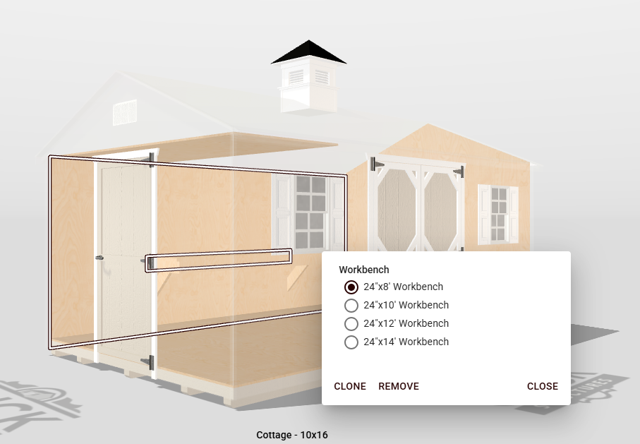 guide to using 3D builder - interior options