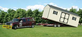 shed delivery truck